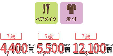 ヘアメイク+着付